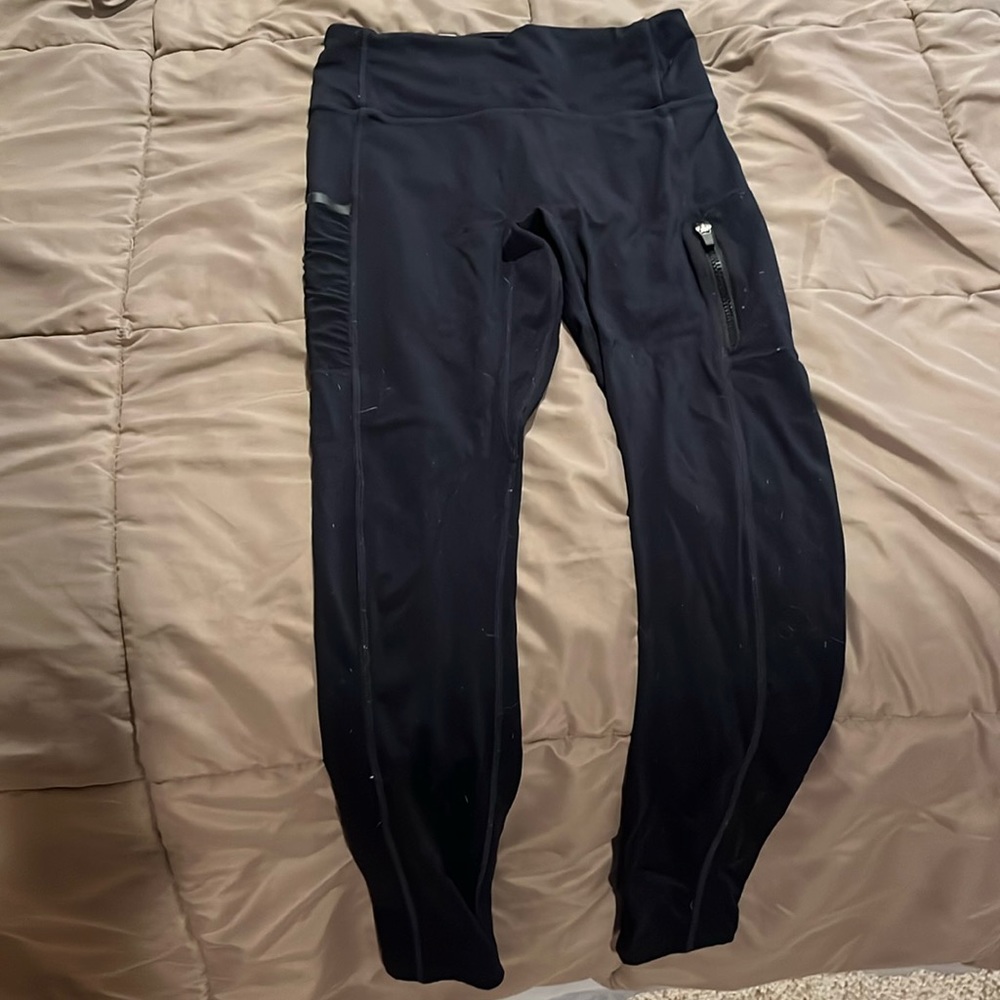 Black Fabletics Leggings (Trinity Motion365 HW Utility Leggings)